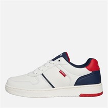 Levi's Junior Kickser Sneaker Off White/Navy 3130 Off White Navy 3130
