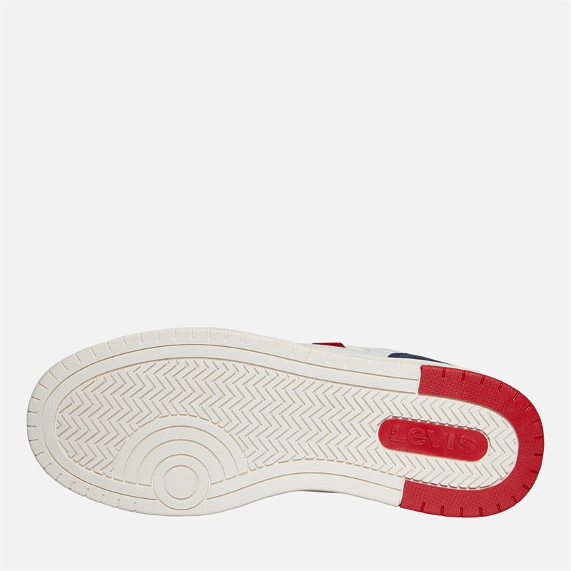 Levi's Junior Kickser Sneaker Off White/Navy 3130 Off White Navy 3130