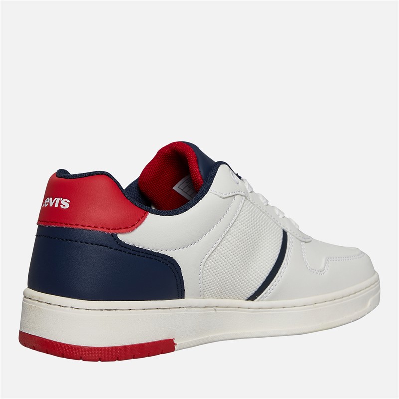 Levi's Junior Kickser Sneaker Off White/Navy 3130 Off White Navy 3130