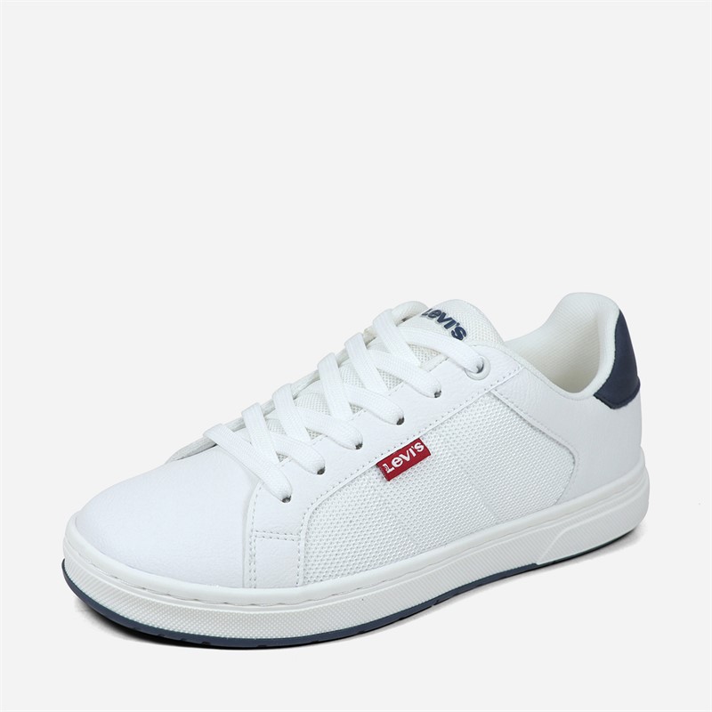 Levi's Junior Piper Sneaker White Navy 0122