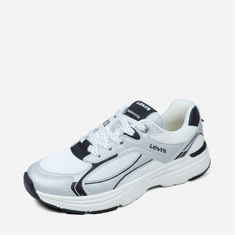 Levi's Junior Curtis Sneaker Silver White Black 0908
