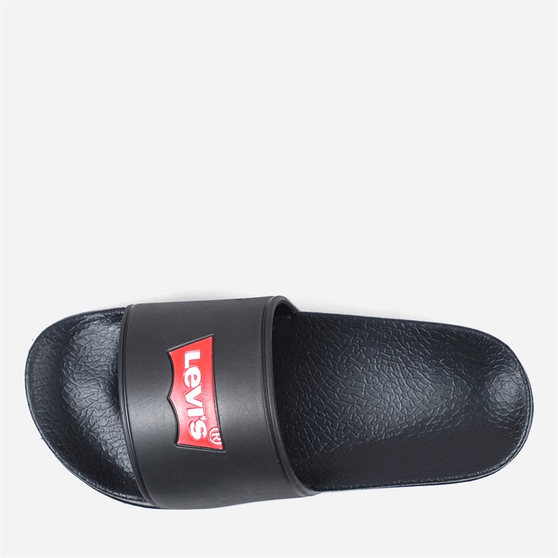 Levi's Klapki basenowe dla młodzieży kolor Black 0003