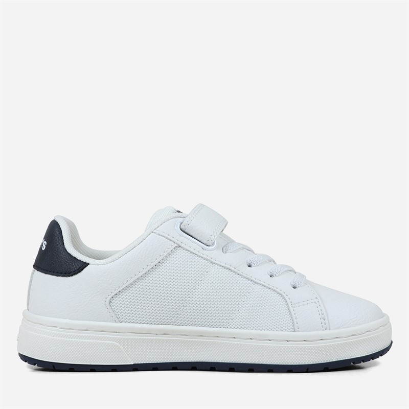 Levi's Kinder Piper Sneaker White Navy 0122