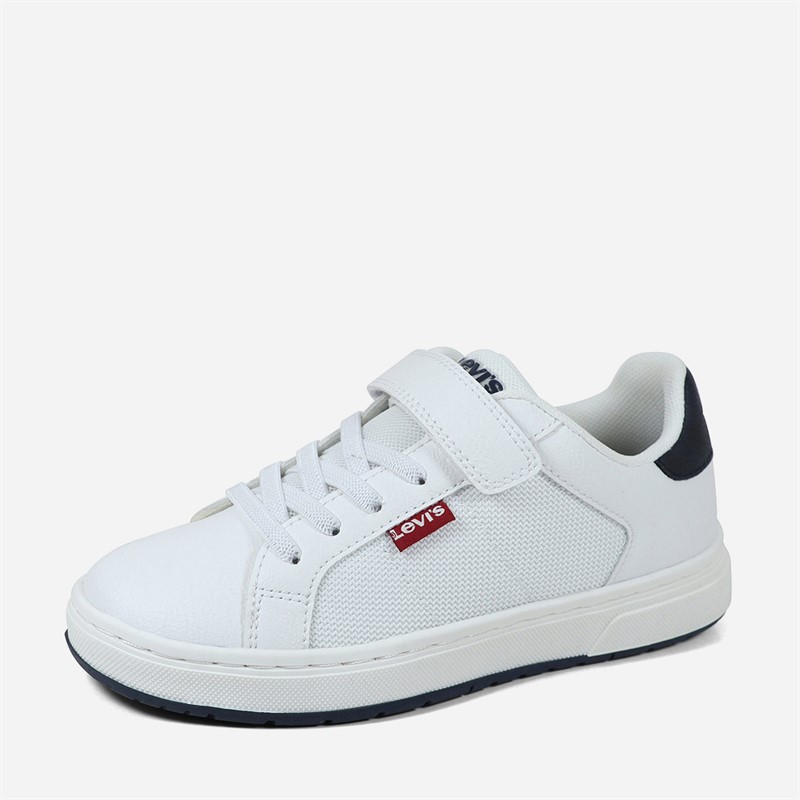 Levi's Kinder Piper Sneaker White Navy 0122