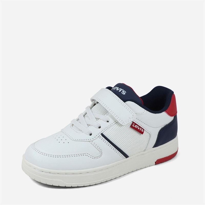 Levi's Kinder Kickser Sneaker Off White Navy 3130