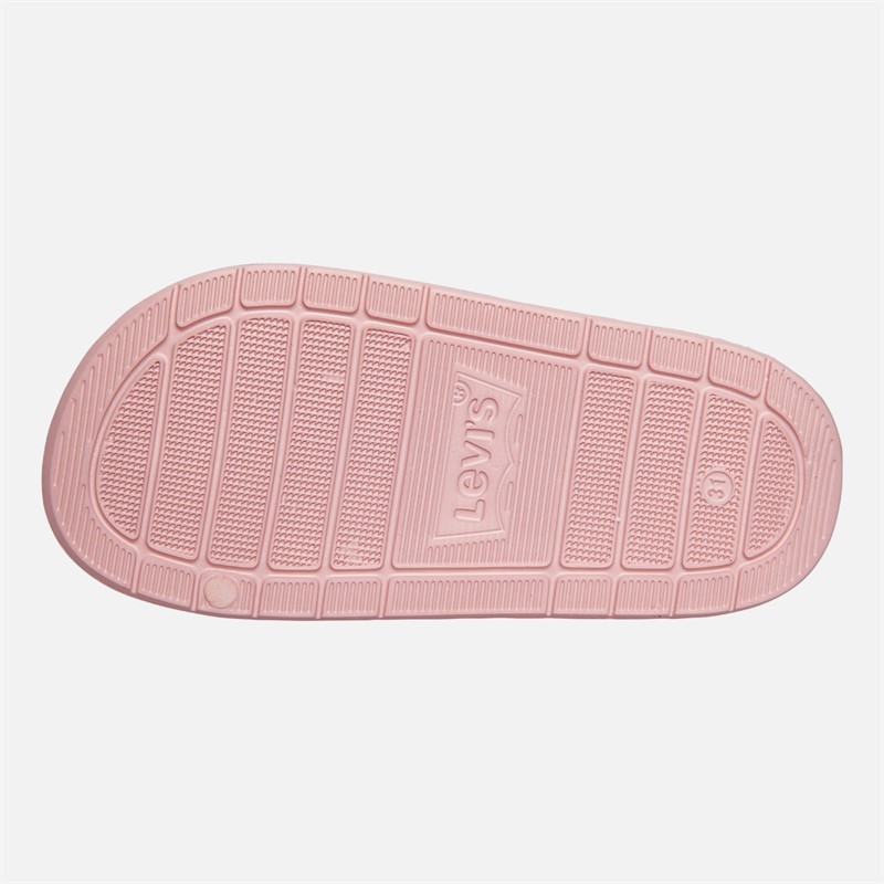 Levi's Wzór klapki dla dziewczynki kolor Pastel Pink 0310