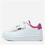 Levi's Mädchen Glocken Sneakers White Fuxia 0069