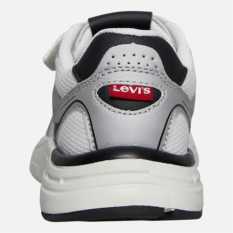 Levi's Kinder Curtis Sneaker Silber/Weiß/Schwarz 0908 Silver White Black 0908