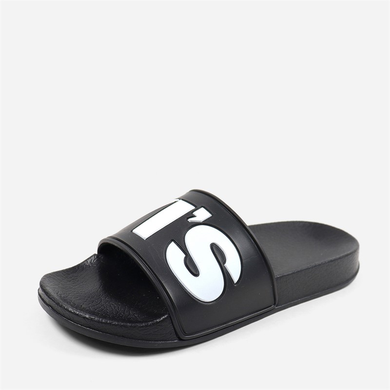 Levi's Czerwiec klapki dla juniorów kolor Black 0003