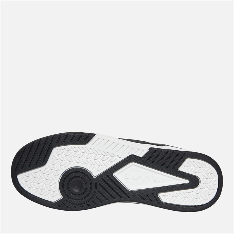 Levi's Junior John Sneaker Schwarz/Weiß/Rot 0230 Black White Red 0230