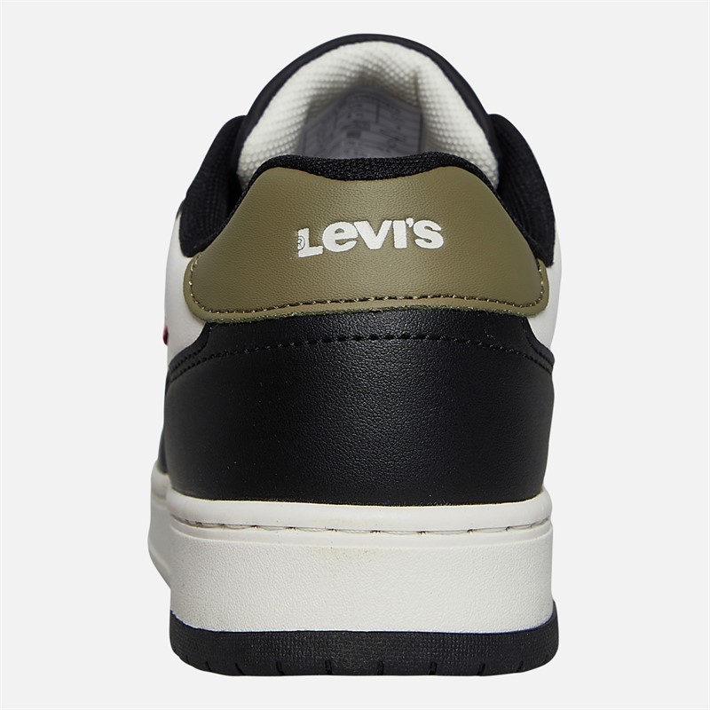 Levi's Junior Kick Sneakers Off White/Black 2933 Off White Black 2933