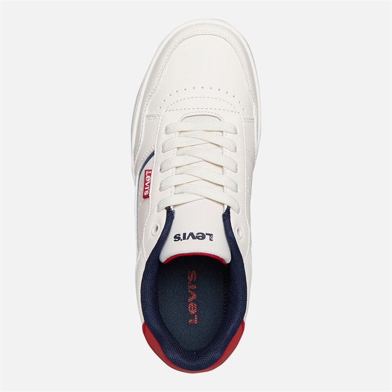 Levi's Junior John Sneakers Off White/Navy 3130 Off White Navy 3130