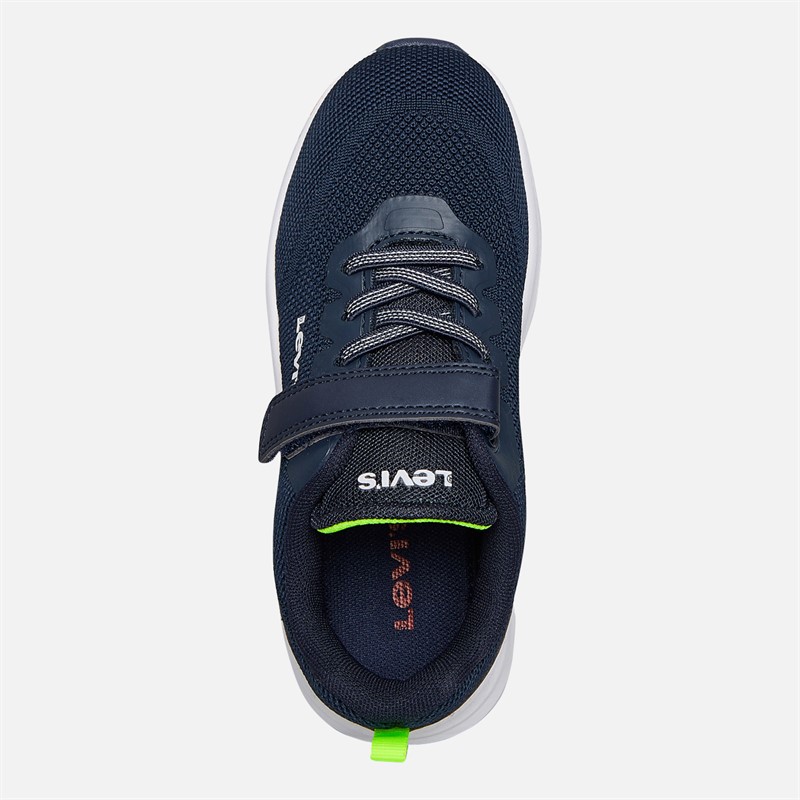 Levi's Kinder Hudson Sneaker Navy/Gelb 0923 Navy Yellow 0923