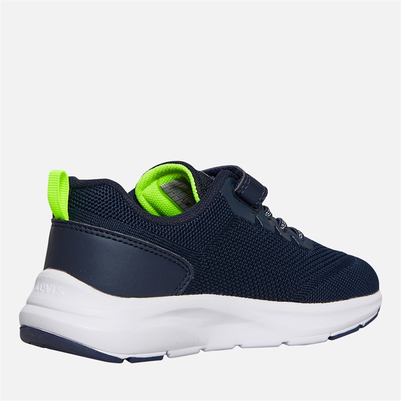 Levi's Kinder Hudson Sneaker Navy/Gelb 0923 Navy Yellow 0923