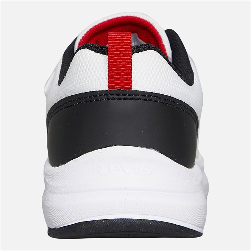 Levi's Kinder Hudson Sneaker Weiß/Schwarz/Rot 0239 White Black Red 0239