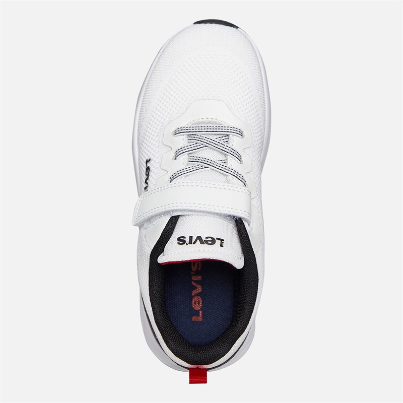 Levi's Kinder Hudson Sneaker Weiß/Schwarz/Rot 0239 White Black Red 0239