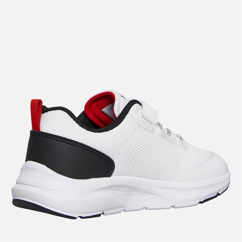 Levi's Kinder Hudson Sneaker Weiß/Schwarz/Rot 0239 White Black Red 0239