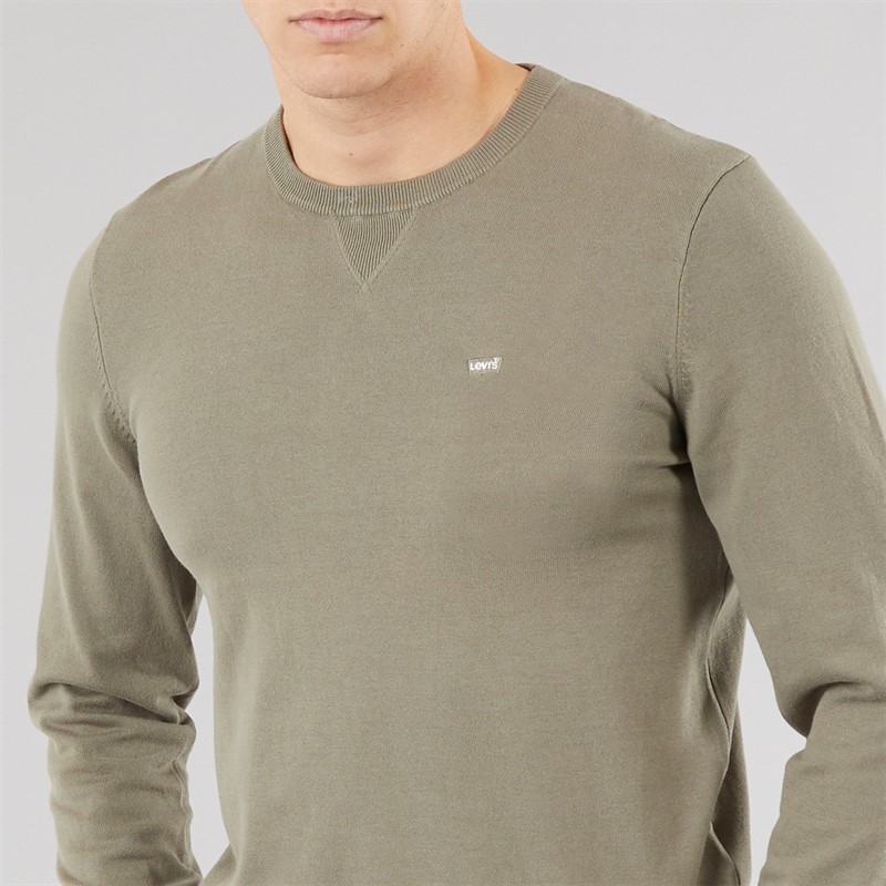 Levi's Mens Lightweight Sweatshirt Smokey Olive