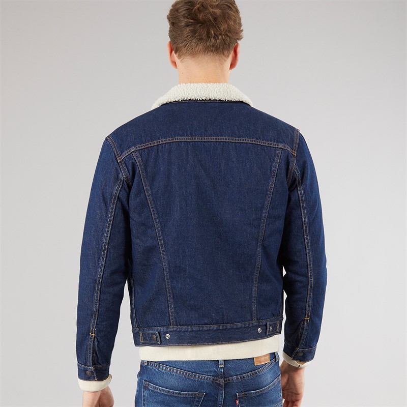 Levi's Mens Sherpa Trucker Jacket Rockridge