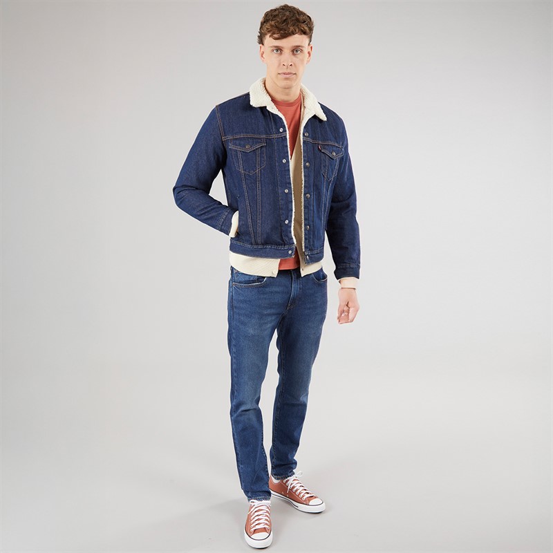 Levi's Mens Sherpa Trucker Jacket Rockridge