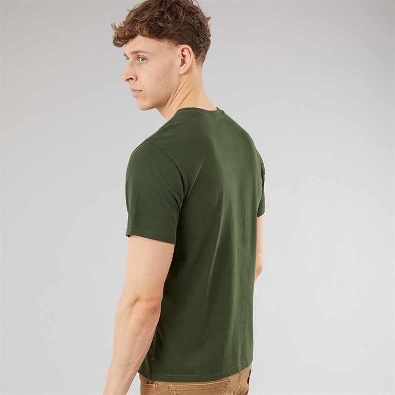 Levi's Mens Relaxed Fit T-Shirt Kombu Green