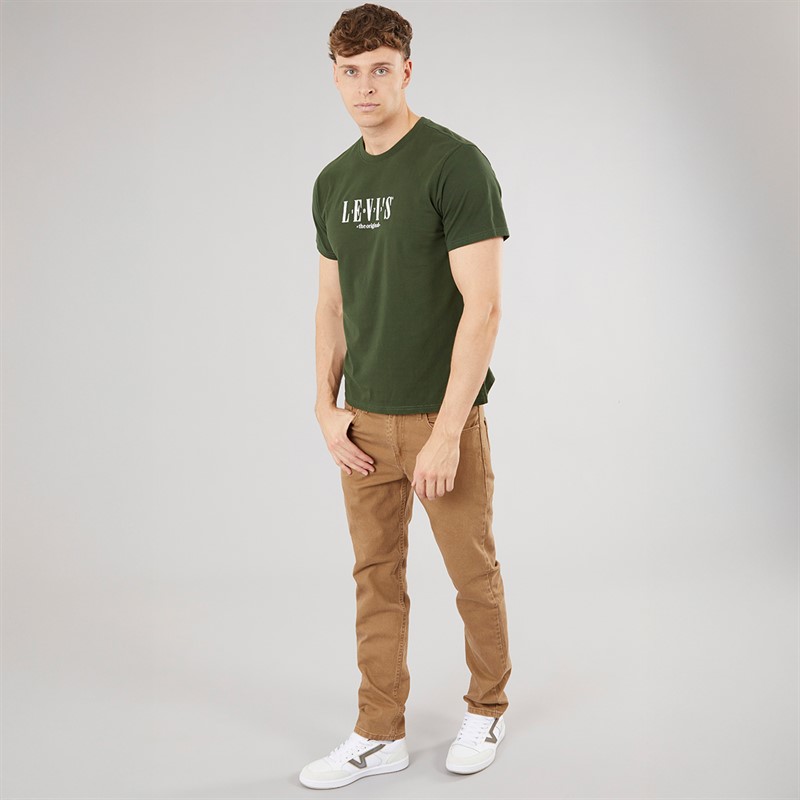 Levi's Mens Relaxed Fit T-Shirt Kombu Green