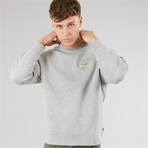 Levi's Mens Relaxed Graphic Sweatshirt Heather Grey