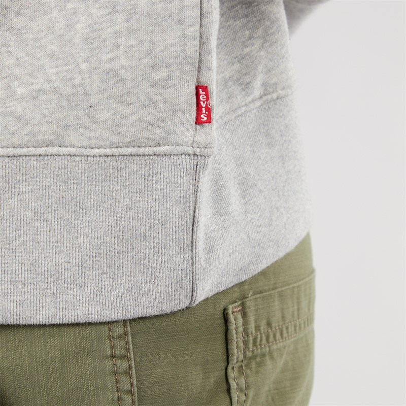 Levi's Mens Relaxed Graphic Sweatshirt Heather Grey