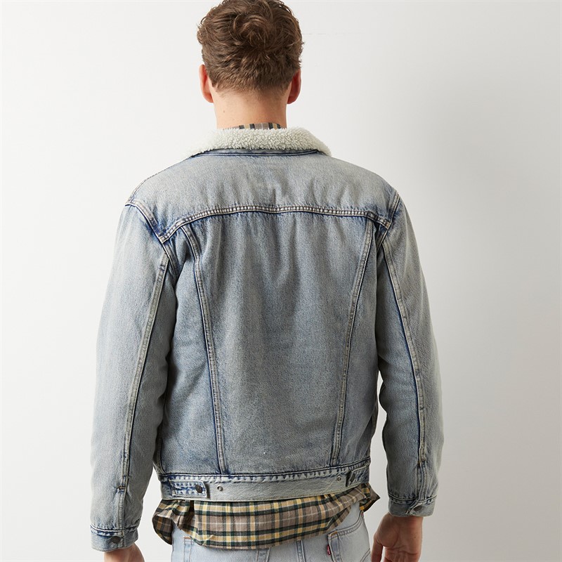 Levi's Mens Sherpa Trucker Jacket Stonebridge