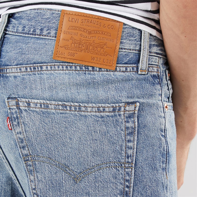 Levi's Mens 568 Loose Straight Jeans At The Laundromat