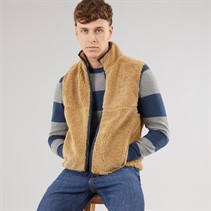 Levi's Mens Summit Sherpa Bodywarmer Harvest Gold