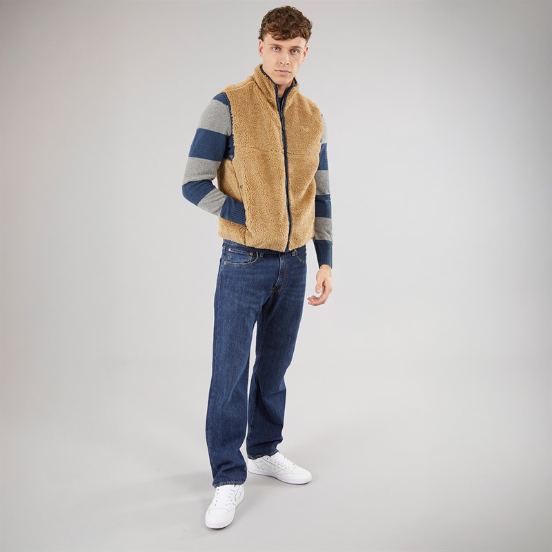 Levi's Mens Summit Sherpa Bodywarmer Harvest Gold