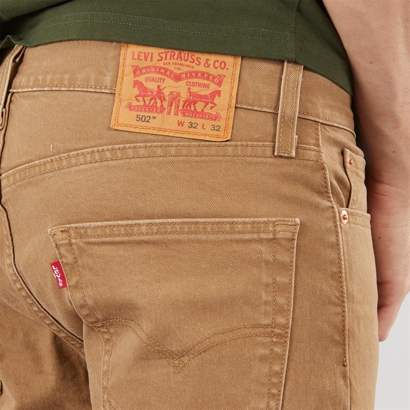 Levi's Mens 502 Taper Jeans Otter