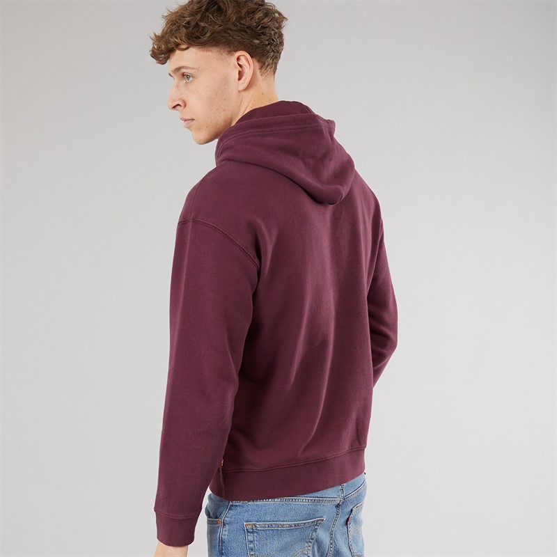 Levi's Mens Relaxed Graphic Hoodie Fig