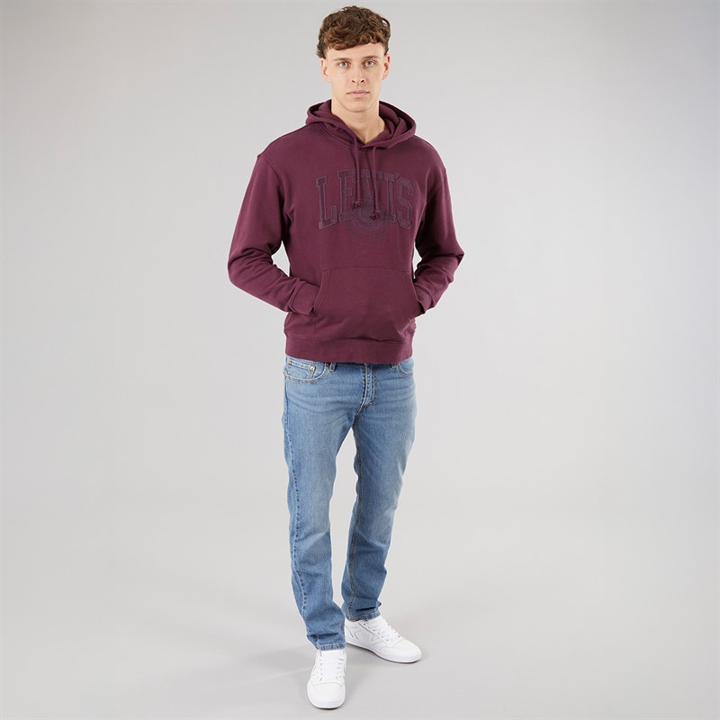 Levi's Mens Relaxed Graphic Hoodie Fig