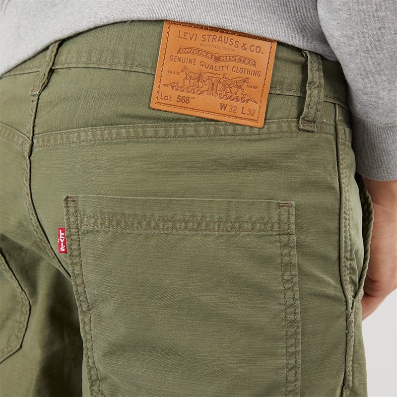 Levi's Mens 568 Loose Cargo Pants Ivy Green