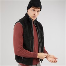 Levi's Mens Summit Sherpa Bodywarmer Jet Black