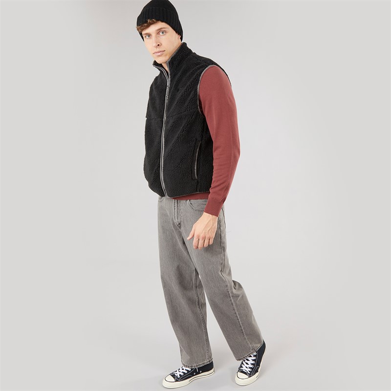 Levi's Mens Summit Sherpa Bodywarmer Jet Black