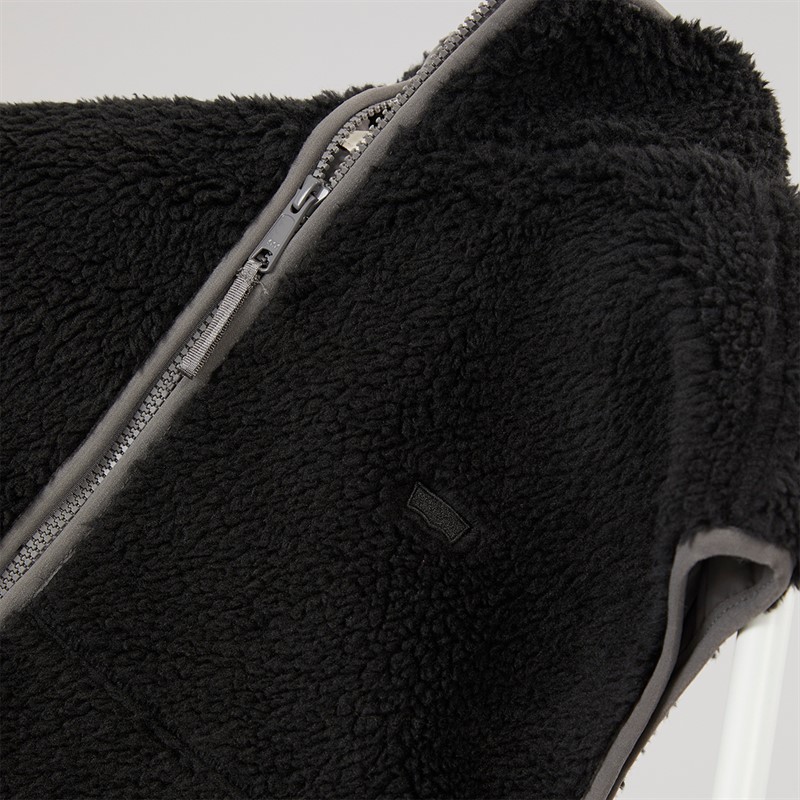 Levi's Mens Summit Sherpa Bodywarmer Jet Black