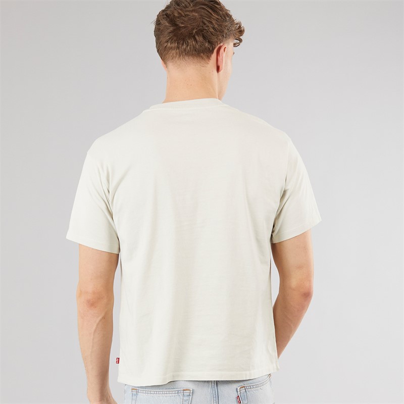 Levi's Mens Loose Vintage Fit T-Shirt White Onyx