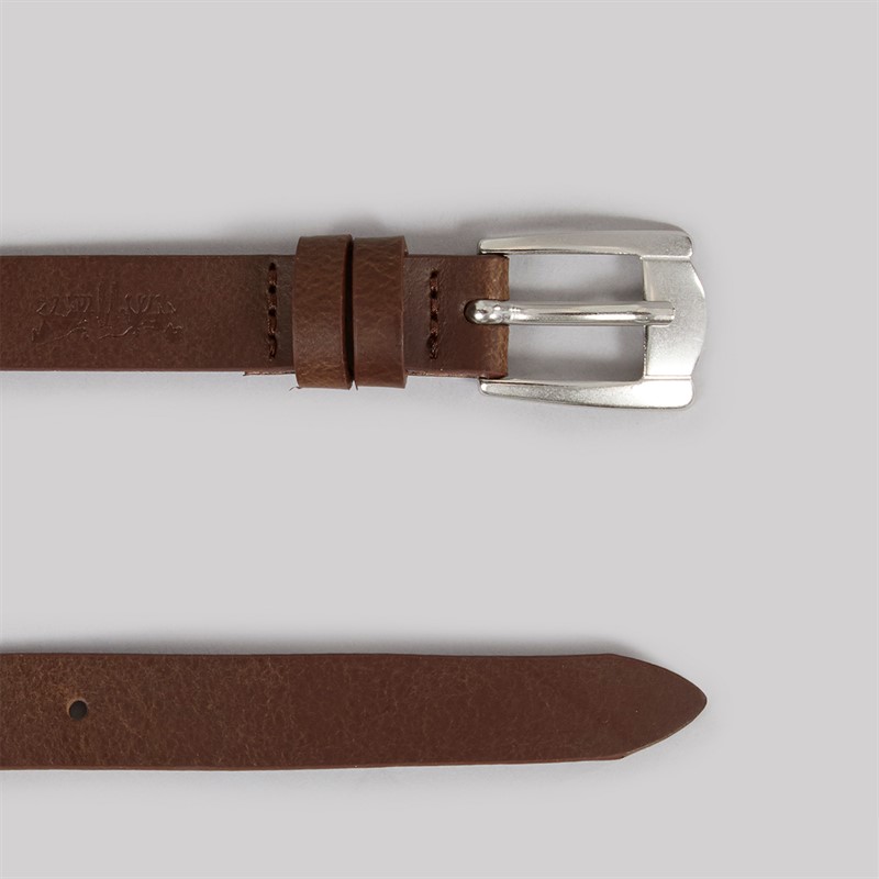 Levi's Womens Vintage Narrow Belt Leather Brown