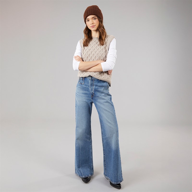 Levi's Womens Ribcage Bell Jeans Next Saturday