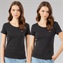 Levi's Womens Two Pack T-Shirts White/Mineral Black