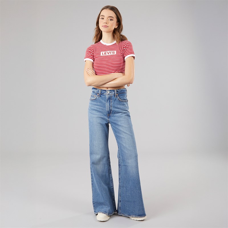 Levi's Womens Ribcage Bell Jeans Sonoma Walks