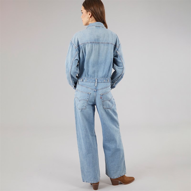 Levi's Womens H1'25 Baggy Jumpsuit Candle Light
