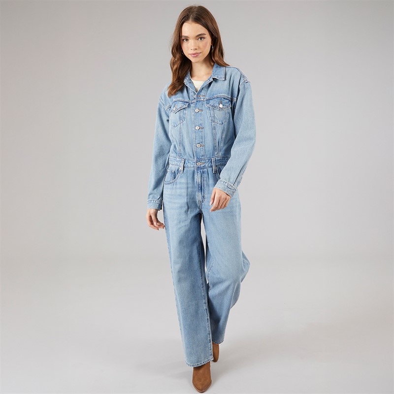 Levi's Womens H1'25 Baggy Jumpsuit Candle Light