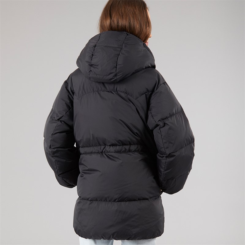 Levi's Womens Western Bubble Puffer Coat Caviar