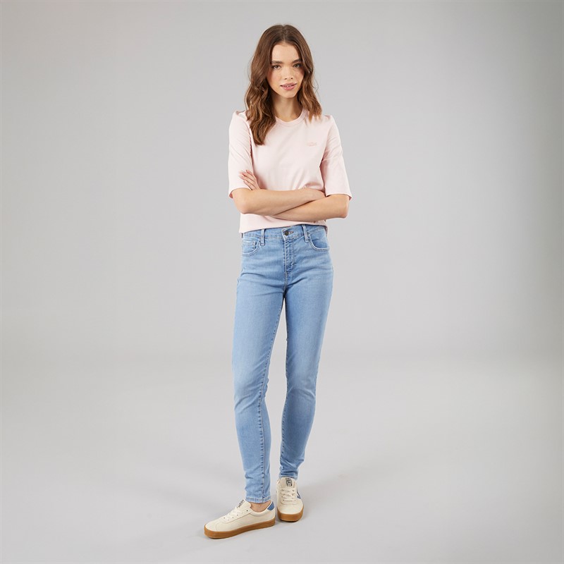 Levi's Womens 720 High Rise Super Skinny Jeans Eclipse Center
