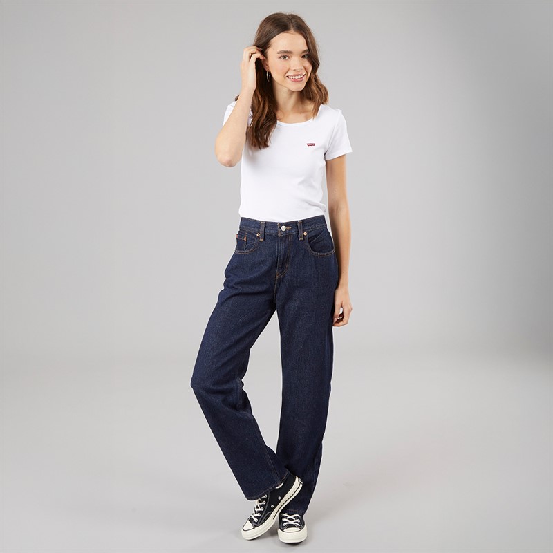 Levi's Womens Low Pro Straight Leg Jeans Shaded View