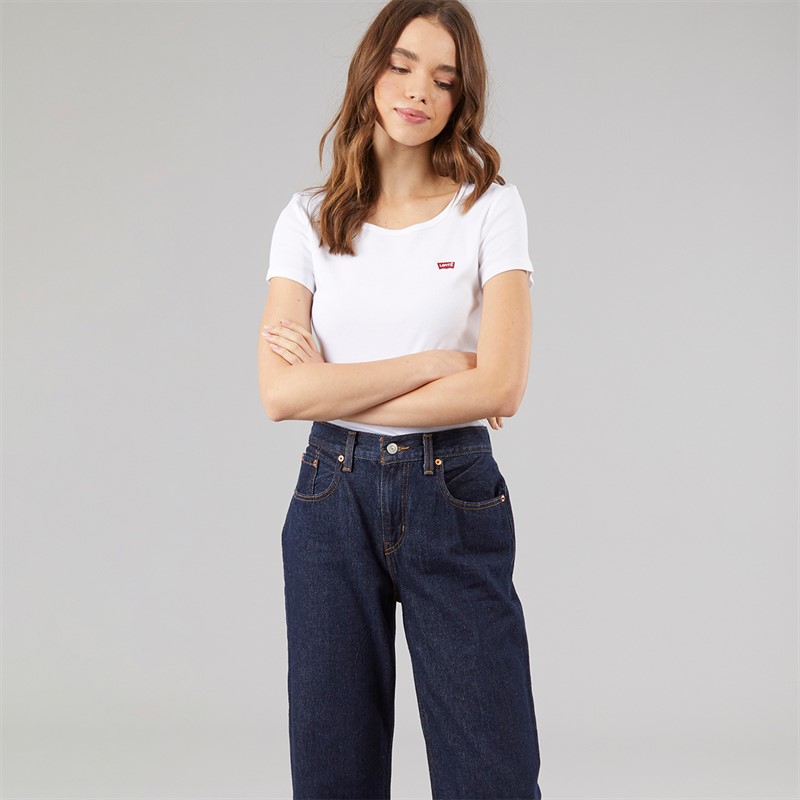 Levi's Womens Low Pro Straight Leg Jeans Shaded View